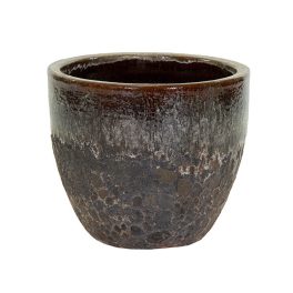 Adelaide Classic kerámia növénytartó savmaratott barna 38x30cm MC-125816