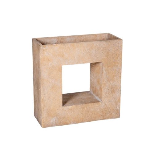 Yukon Split Cube térelválasztó kompozit növénytartó bézs 68x29x69cm