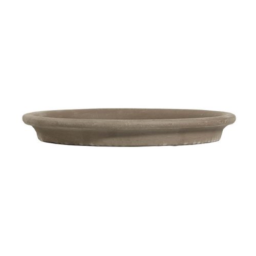 Klar agyag cserépalátét bazalt 40cm SP-133_40-164