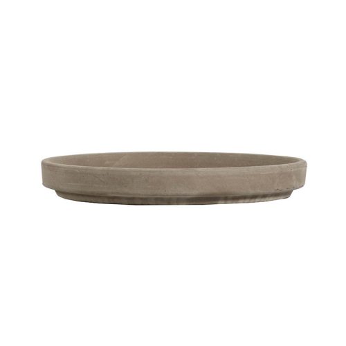 Grande vízálló agyag cserépalátét bazalt 13cm SP-150_13-121