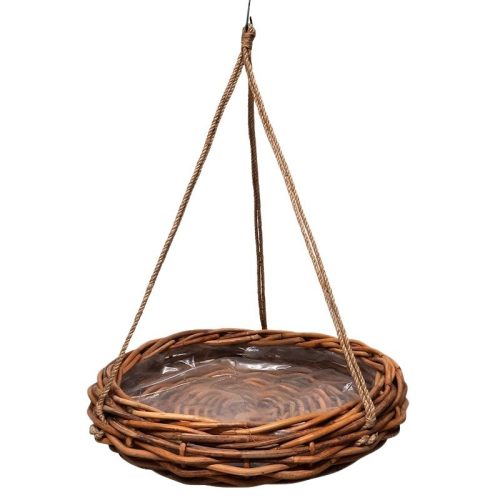 rattan függőkosár szett vörös barna 85x18/75cm S/2 VD-300174S2