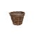 hasított rattan kaspó barna 20x16cm VD-800038